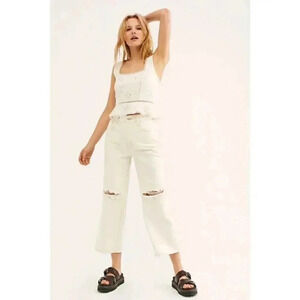 Free People Ranger Denim Wide Leg Jeans